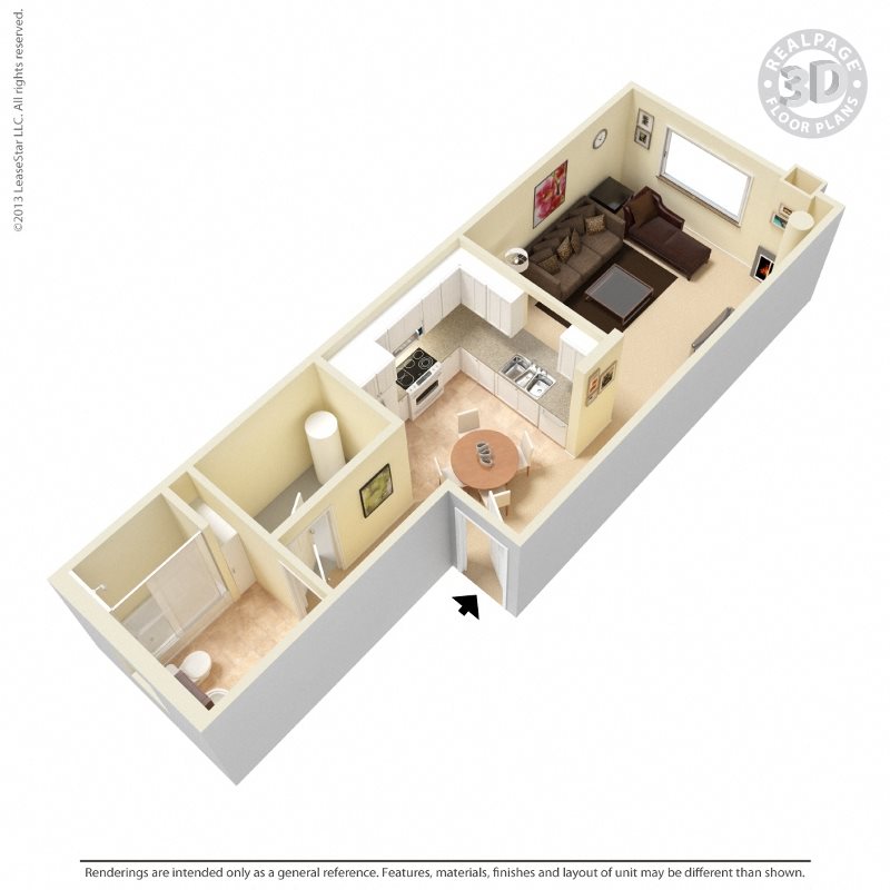 Studio Floor Plan 1
